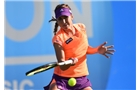 BIRMINGHAM, ENGLAND - JUNE 10:  Belinda Bencic of Switzerland in action against Daniela Hantuchova of Slovakia on day two of the Aegon Classic at Edgbaston Priory Club on June 10, 2014 in Birmingham, England.  (Photo by Tom Dulat/Getty Images)